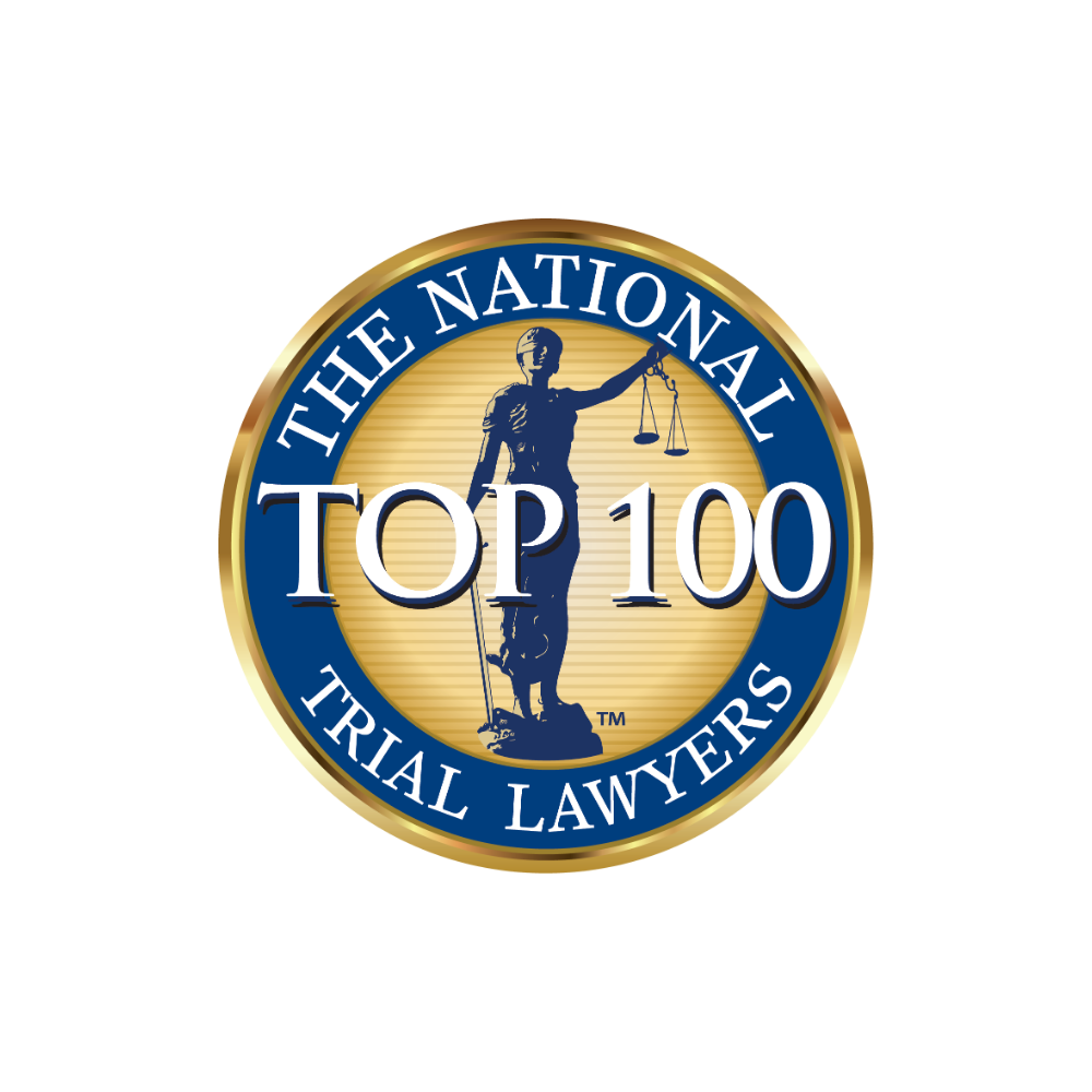 National Top 100 Trial Lawyers seal